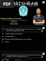 Magnectic Effects of Current | PDF | Magnetic Field