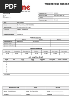Weightbridge Slip Excel | PDF