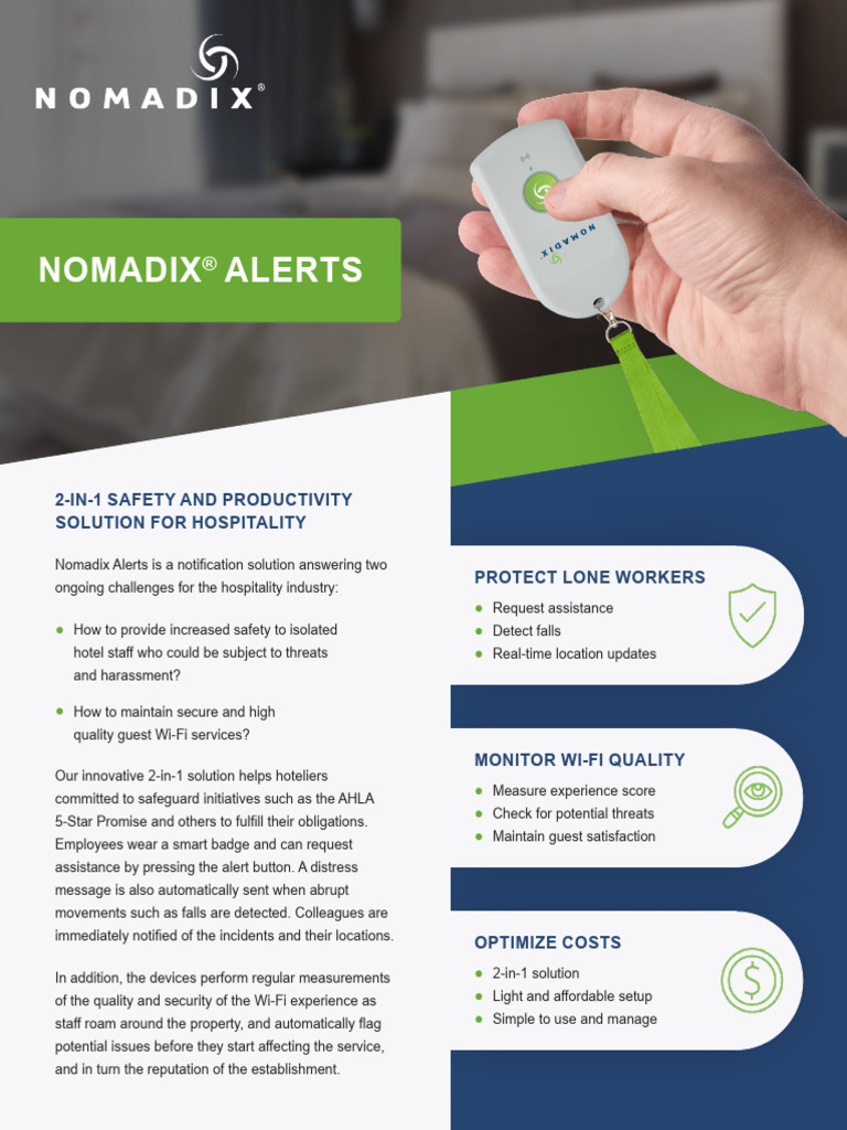 Nomadix Alerts - Flyer (v1.2) - December 2022 | PDF | Computing