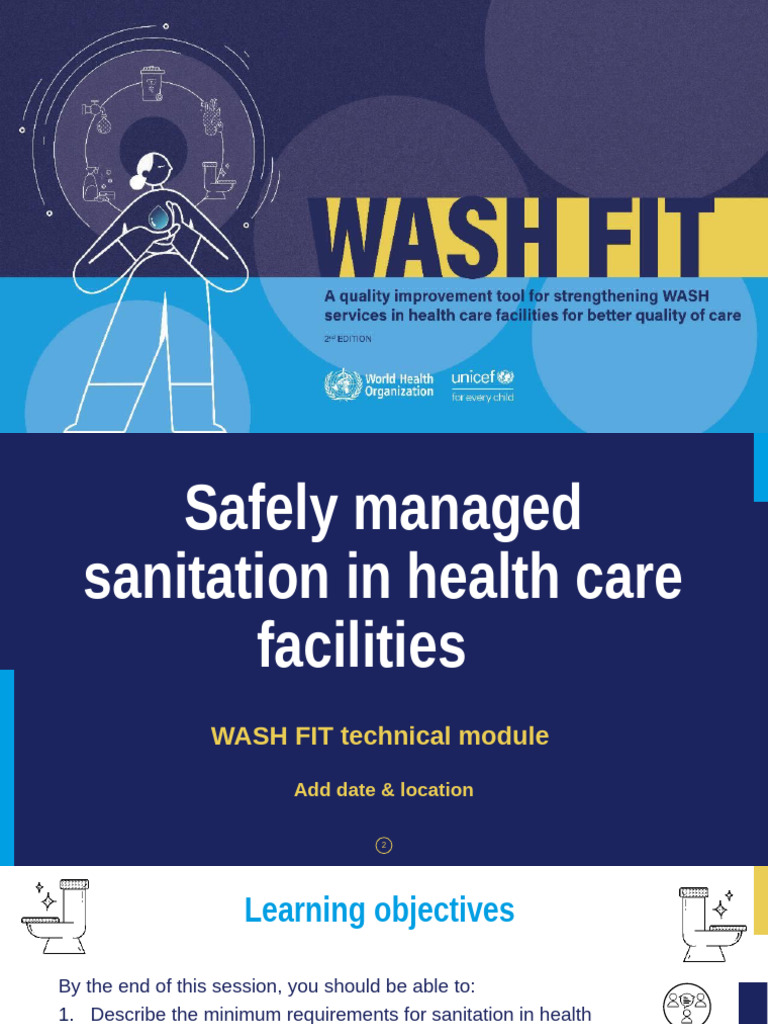 Safe Sanitation In Healthcare Facilities Pdf Sanitation Toilet