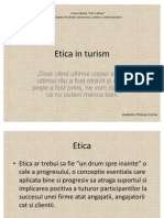 Etica in Turism