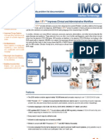 IMO Problem IT - Improves Clinical and Administrative Workflow