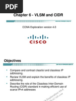 Ccna Exp2 - Chapter06 - VLSM and Cidr