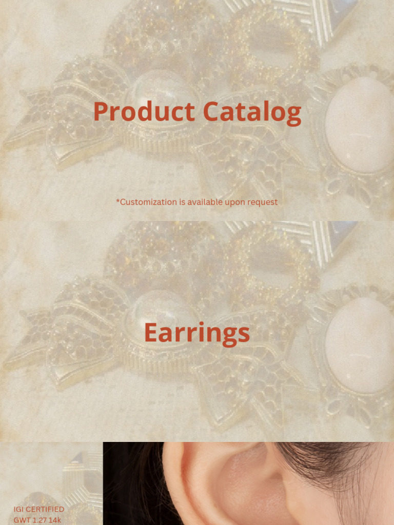 Product Catalog - Earrings | PDF