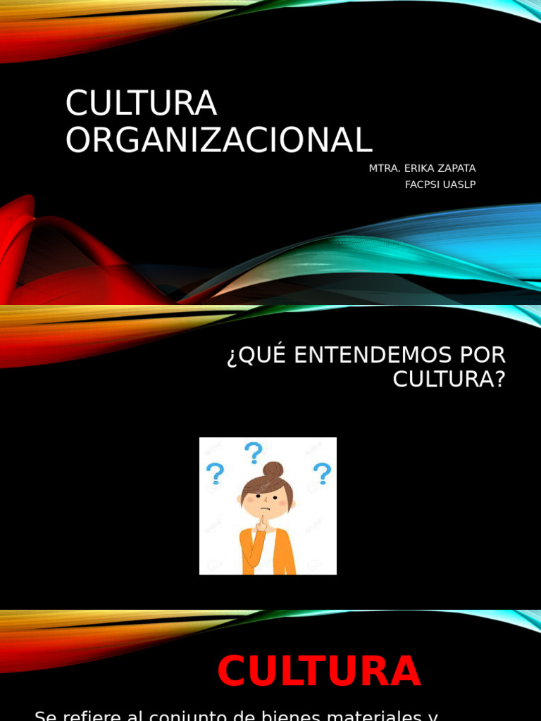 Elementos de la Cultura Organizacional | PDF | Las emociones | Conocimiento