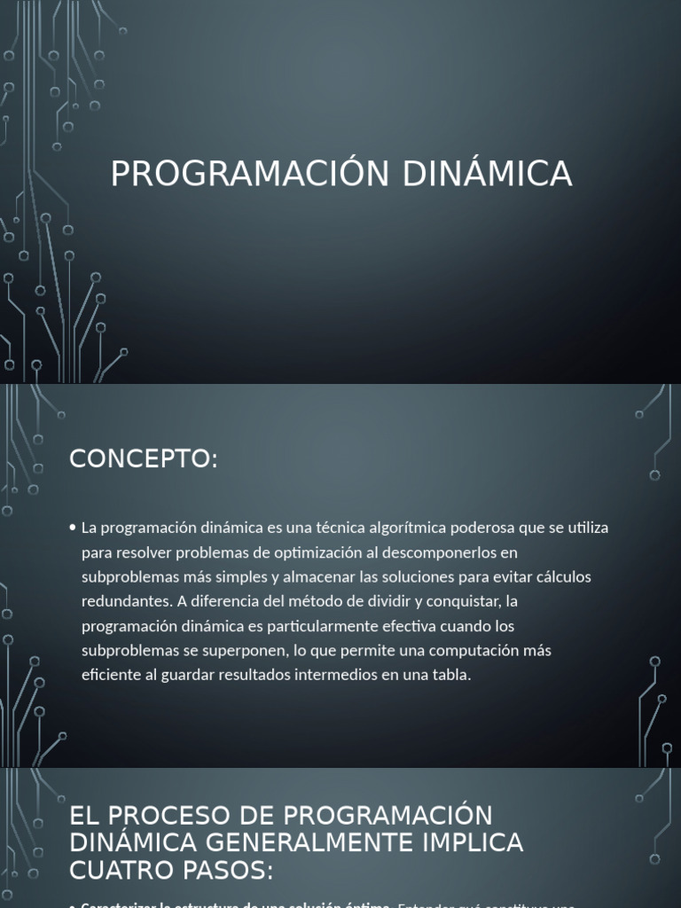 Programación Dinámica | PDF | Programación dinámica | Matemáticas