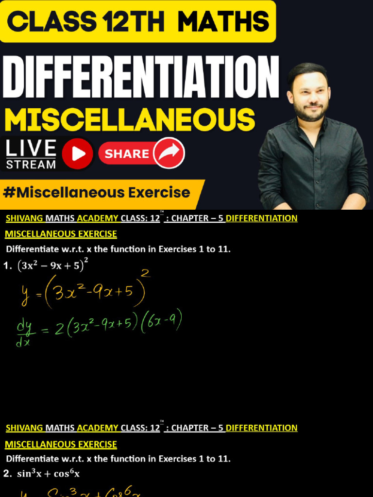 Miscellaneous Exercise | PDF
