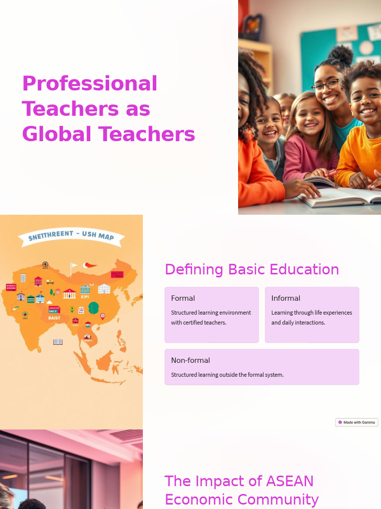 Basic Education in The Philippines A Global Perspective | PDF ...