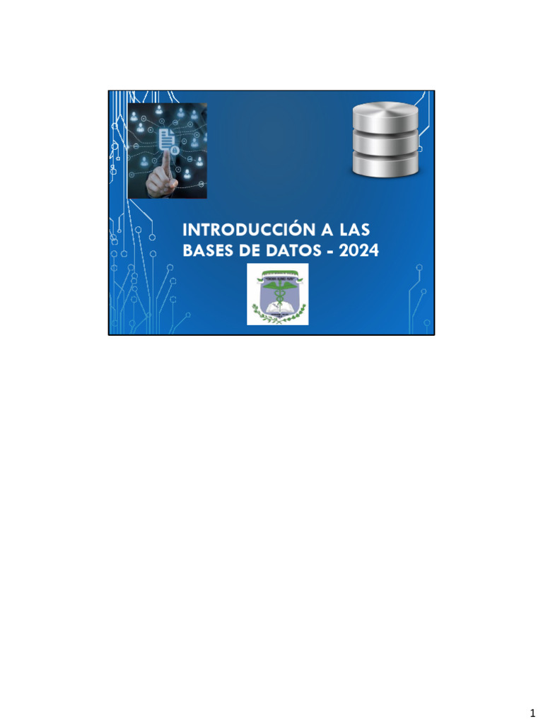 Unidad 1 | PDF | Bases de datos | SQL