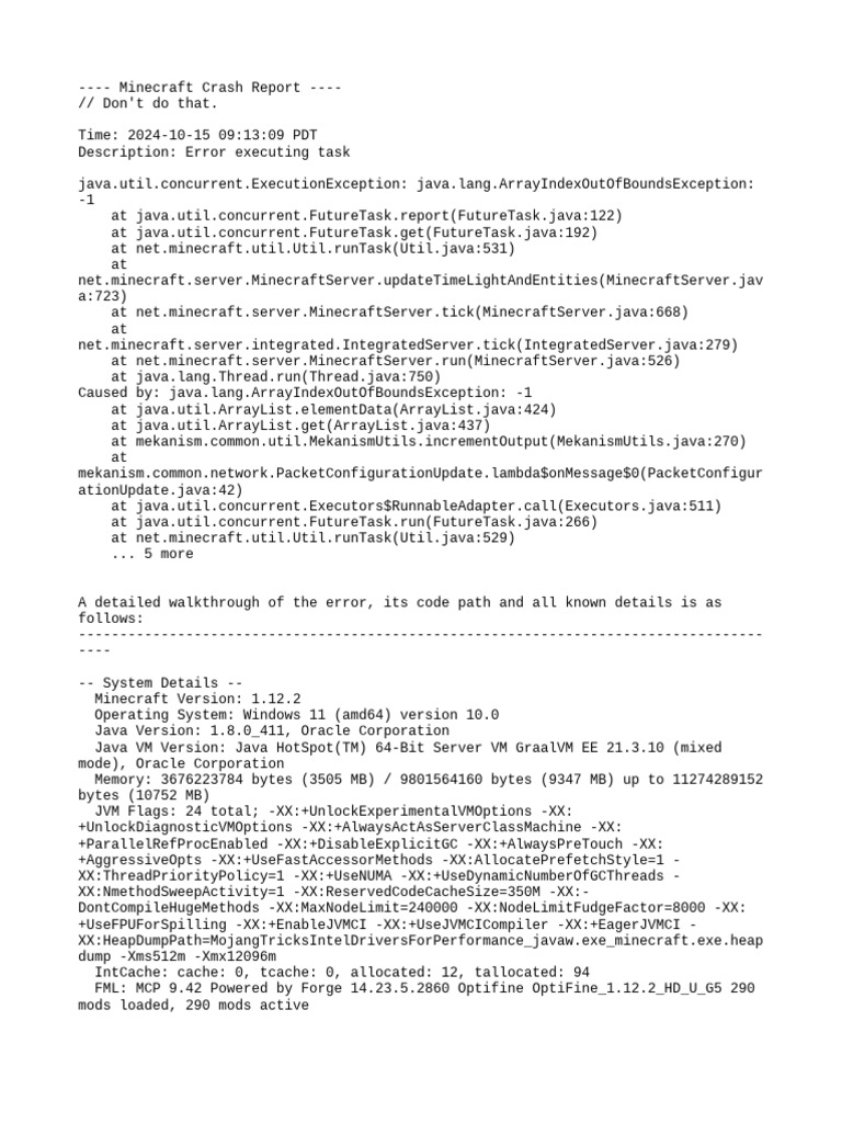 Crash 2024 10 15 - 09.13.08 Server | PDF | Java (Programming Language ...