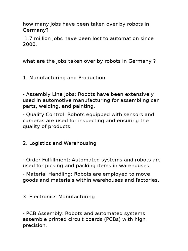 GP Research | PDF | Automation | Robot