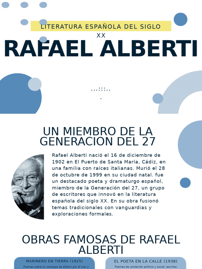Rafael Alberti: Poética y Análisis | PDF