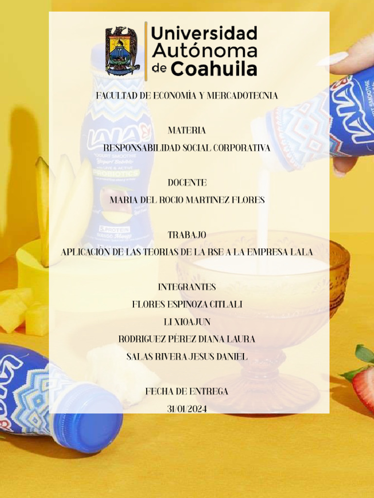 Rse. Empresa Lala. 7C MKT | PDF | Alimentos | Lechería