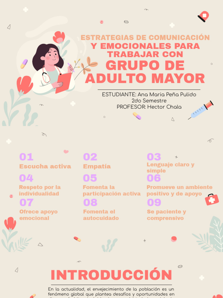 Estrategias de Comunicación para Adultos Mayores | PDF | Vejez | Las ...