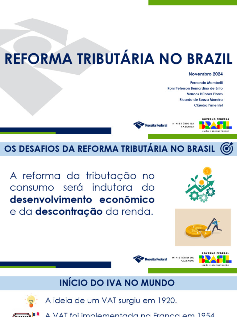 Reforma Tributária e Impostos no Brasil | PDF | Impostos | Imposto ...