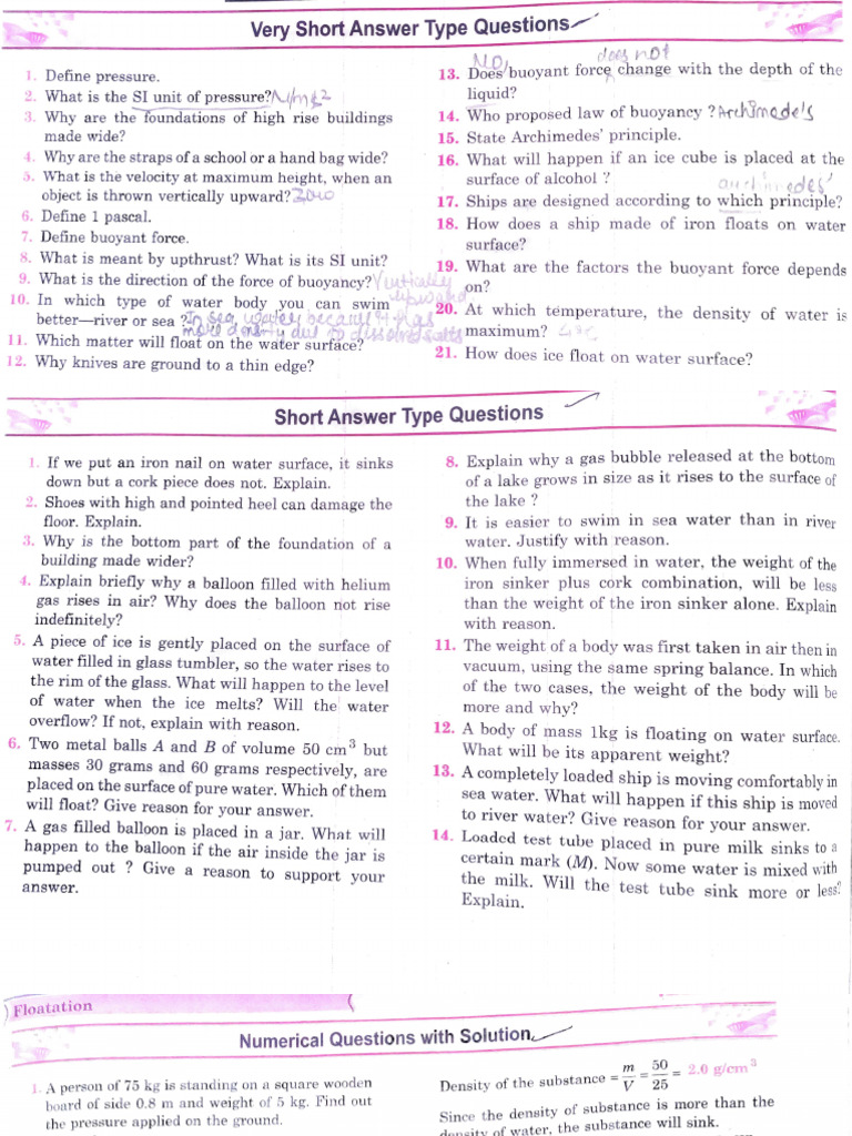Flotation Pdf Buoyancy Fluid Mechanics