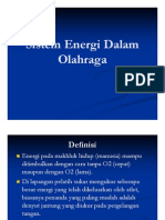 Sistem Energi Dalam Olahraga