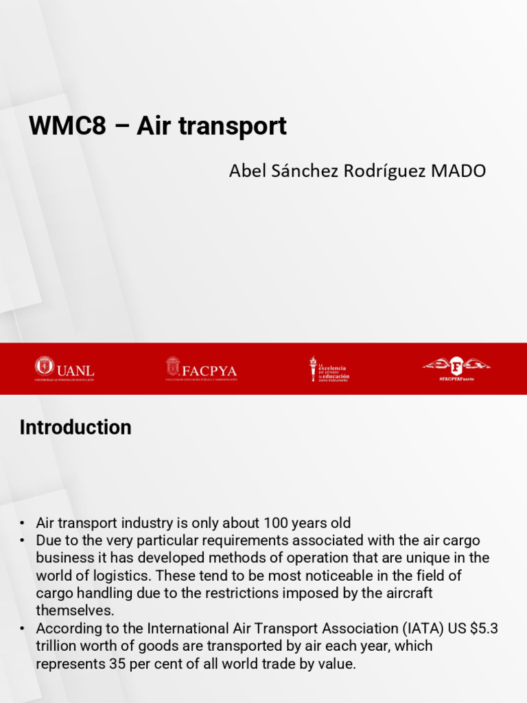 Overview of Air Cargo Transport Industry | PDF | Cargo | Aviation