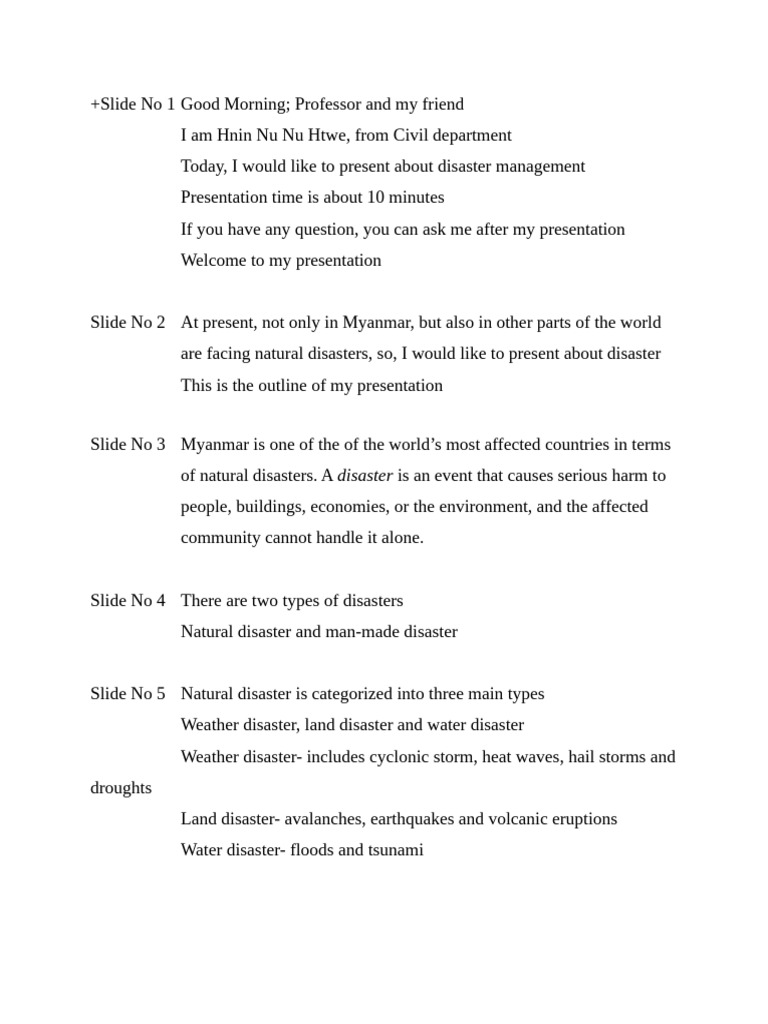 Understanding the Disaster Management Cycle | PDF | Natural Disasters ...