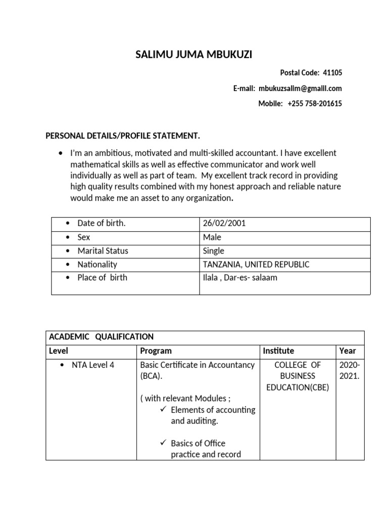 My CV/older | PDF