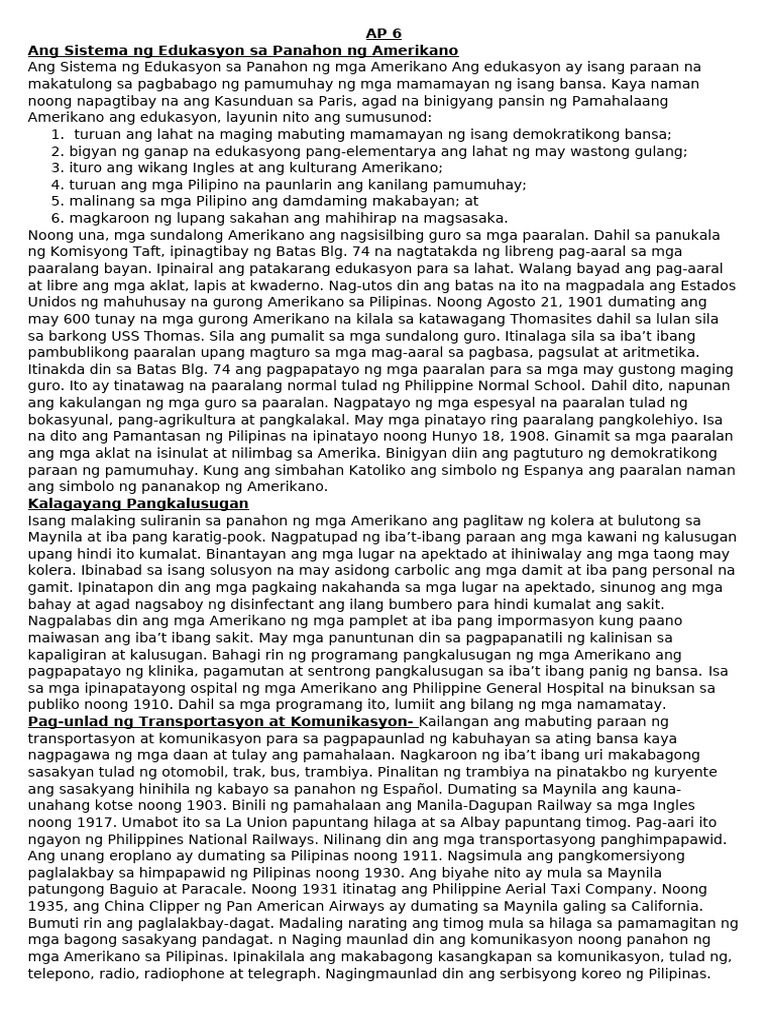 Ap 6 | PDF