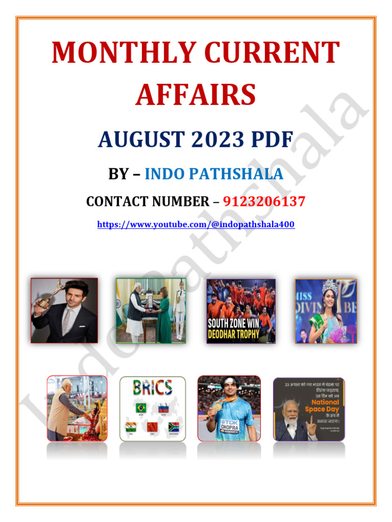 Aug 2023 Monthly | PDF | Nasa