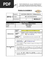 TA-2012-1 Auditoria Operativa y Administrativa