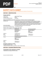 Tesco Window & Glass Cleaner SDS | PDF | Toxicity | Pollution