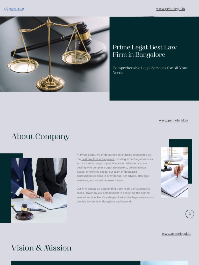 Prime Legal: Top Law Firm in Bangalore | PDF | Lawyer | Cybercrime