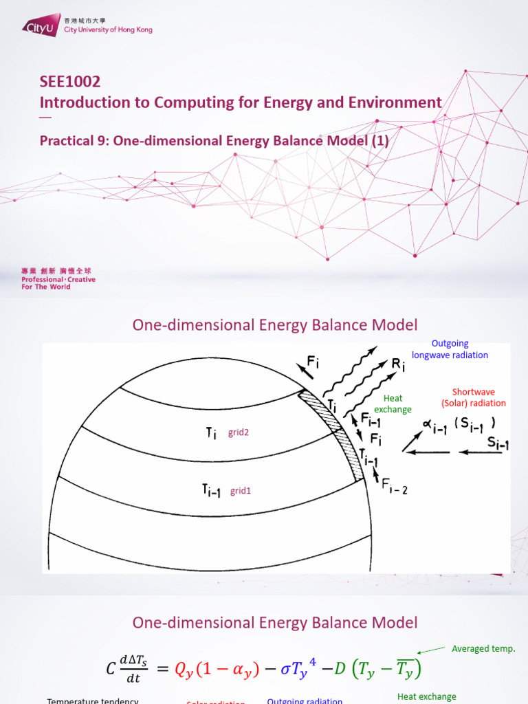 Practical9 - One-Dimensional Energy Balance Model | PDF | Atmosphere ...