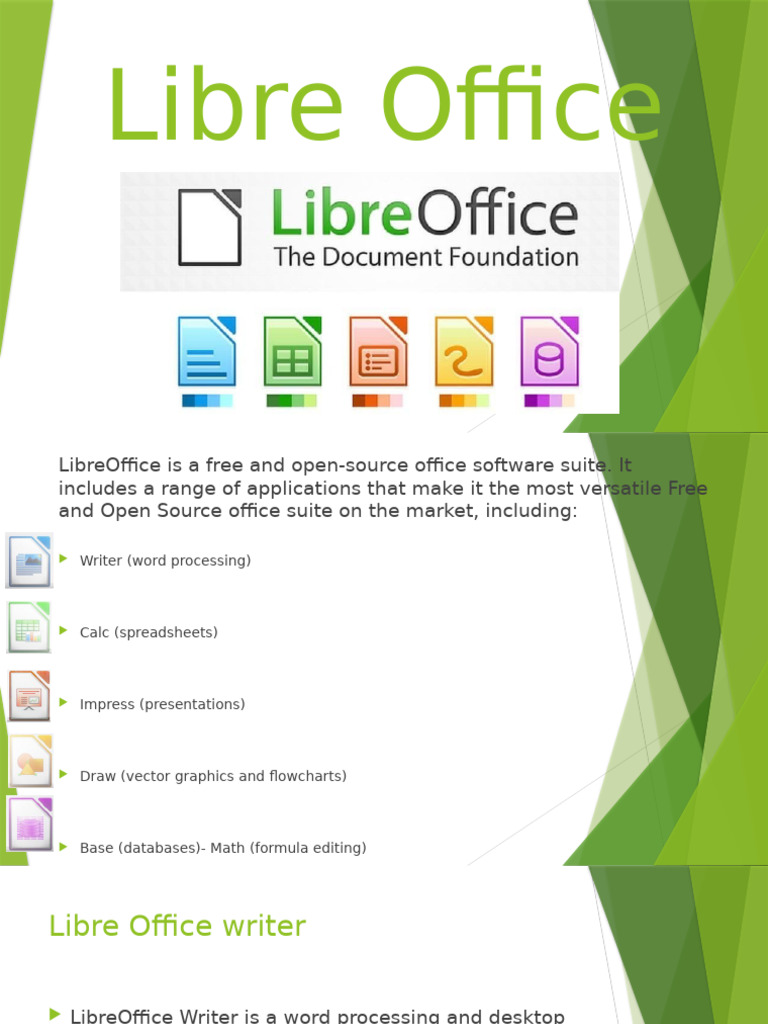 LibreOffice Writer Features Overview | PDF | Software | Computing