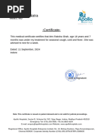 Fake Medical Prescription Report Template | PDF | Surgery | Medicine