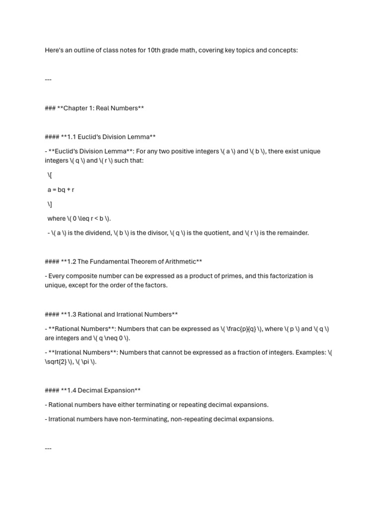 Ring Theory Examples