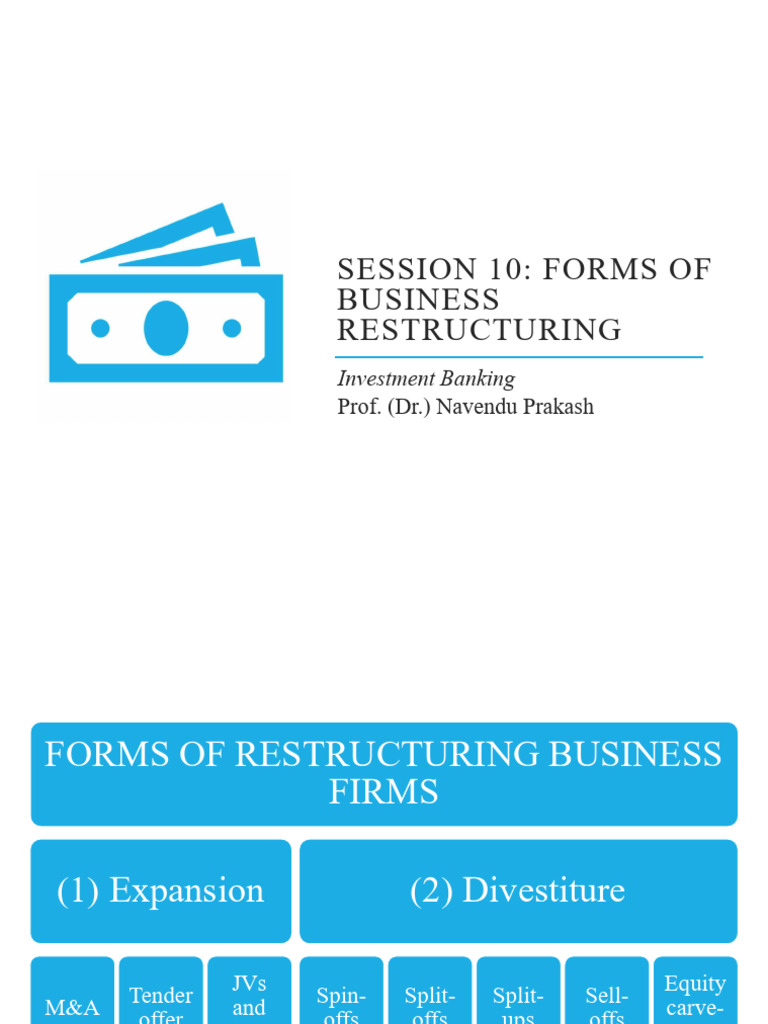 Session 11 - Forms of Business Restructuring | PDF | Takeover | Mergers ...