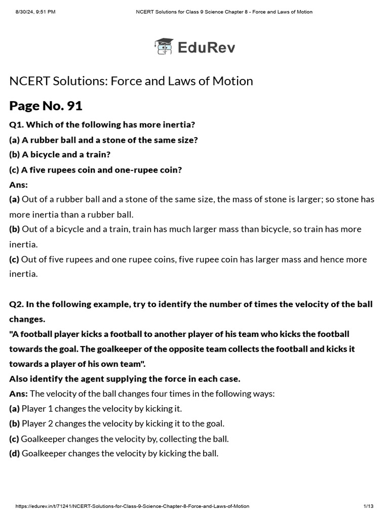 ncert-solutions-for-class-9-science-chapter-8-force-and-laws-of
