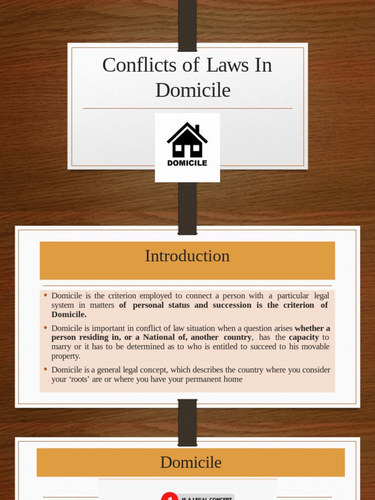 Understanding Domicile in Law | PDF | Domicile (Law) | Justice