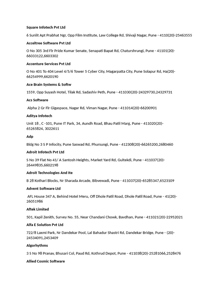 pune-companies-list-pdf