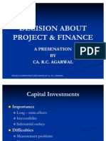 Project & Finance Decisions & Source of Finance 011009