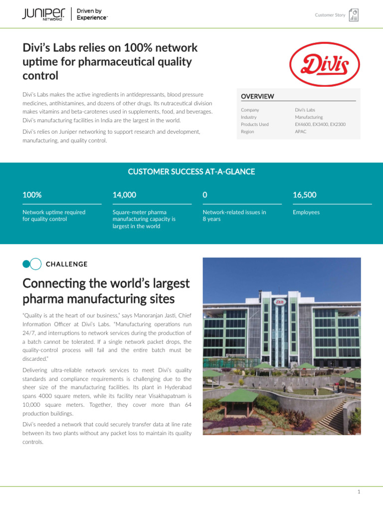 Divis Labs Case Study | PDF
