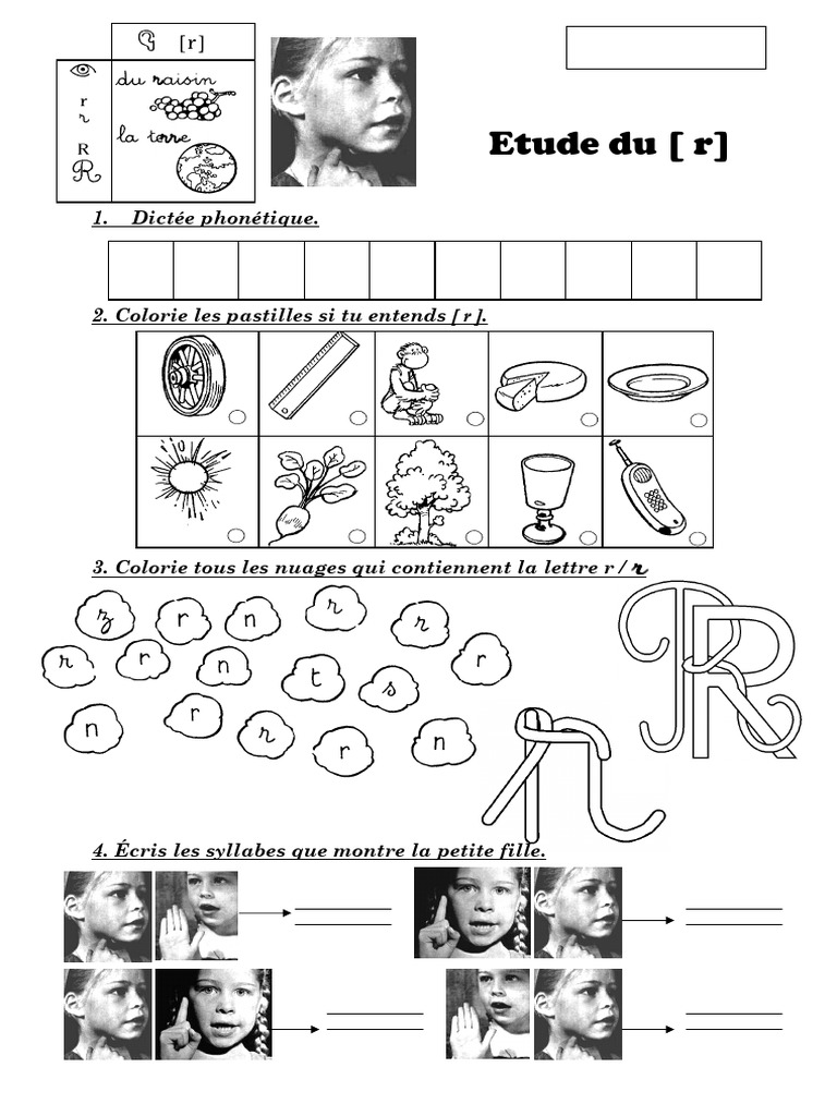Activités ludiques sur la lettre R | PDF