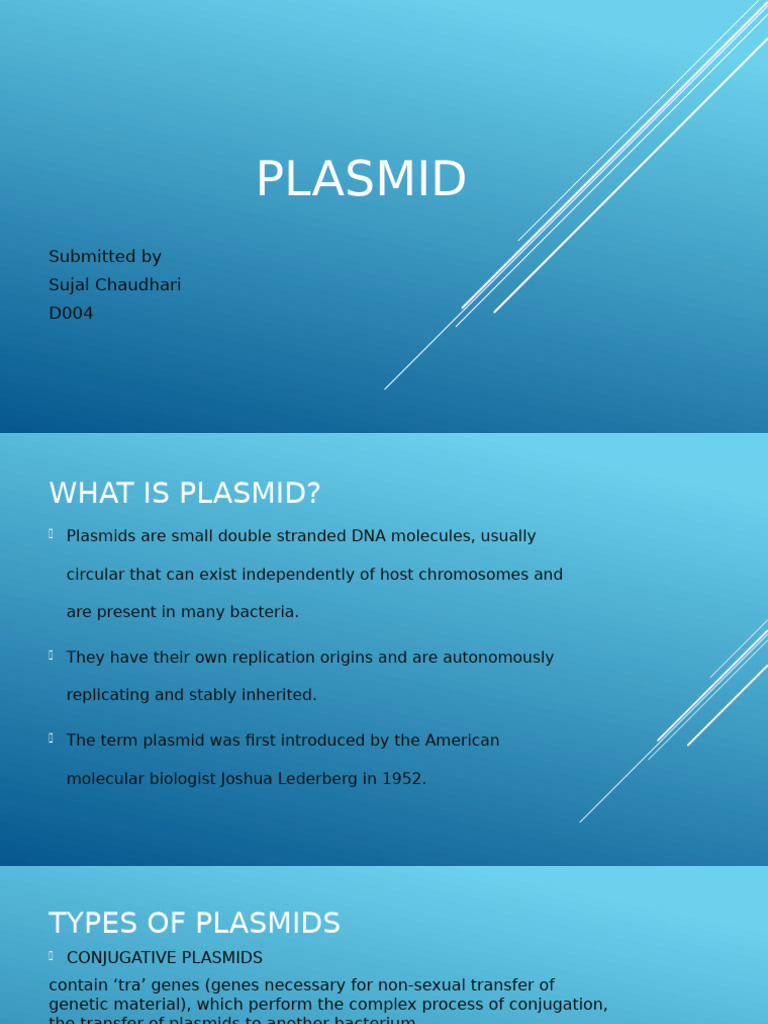 Understanding Plasmids and Their Uses | PDF | Plasmid | Molecular Cloning