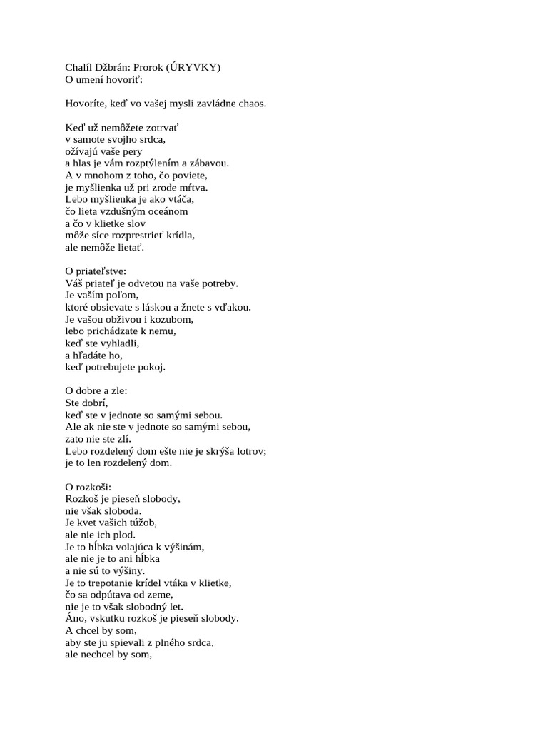 Chalíl Džbrán | PDF