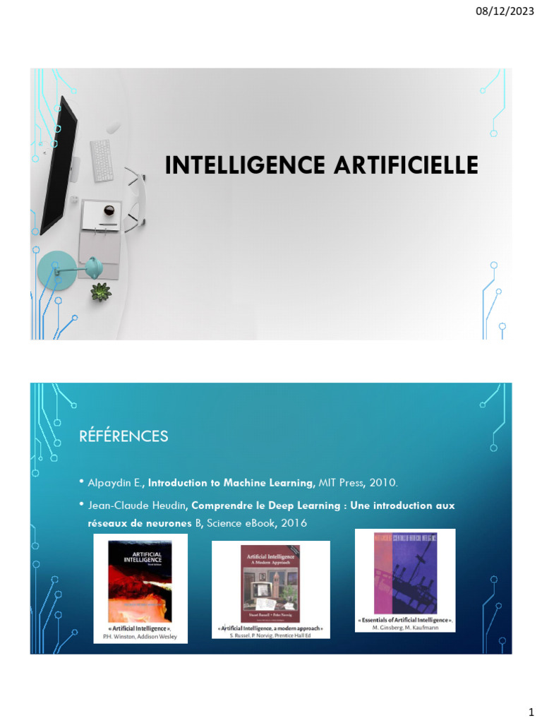Introduction à l'Intelligence Artificielle | PDF | Intelligence ...