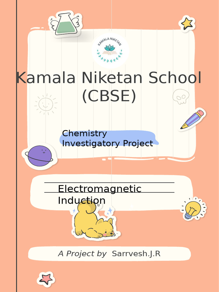 Emi Phy Project.pdf | PDF | Electromagnetic Induction | Electromagnetism