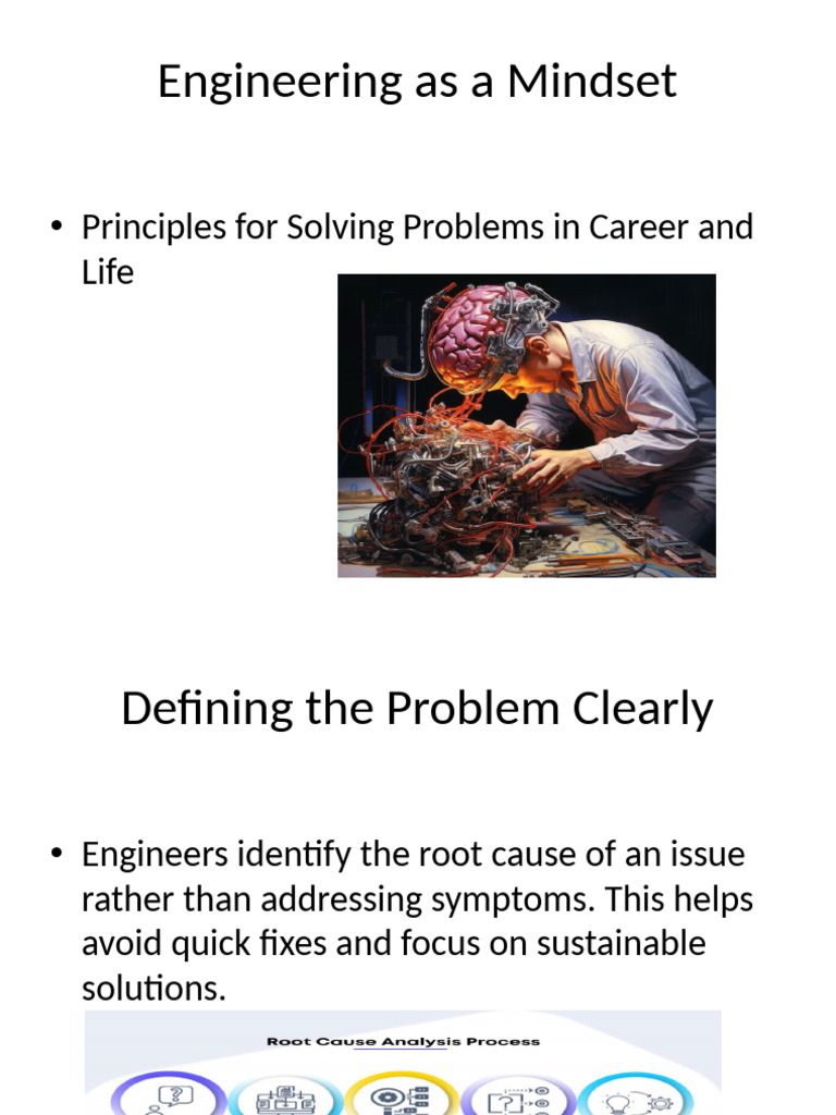 Engineering Mindset Presentation Pdf