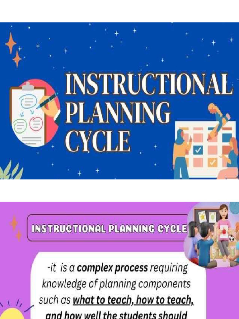 Instructional Planning Cycle
