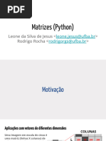 Métodos de Matrizes em Python | PDF | Matriz (Matemática) | Python ...