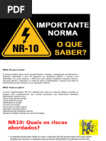 NR 10 Atualizada 2024: Segurança Elétrica | PDF | Engenharia Elétrica ...