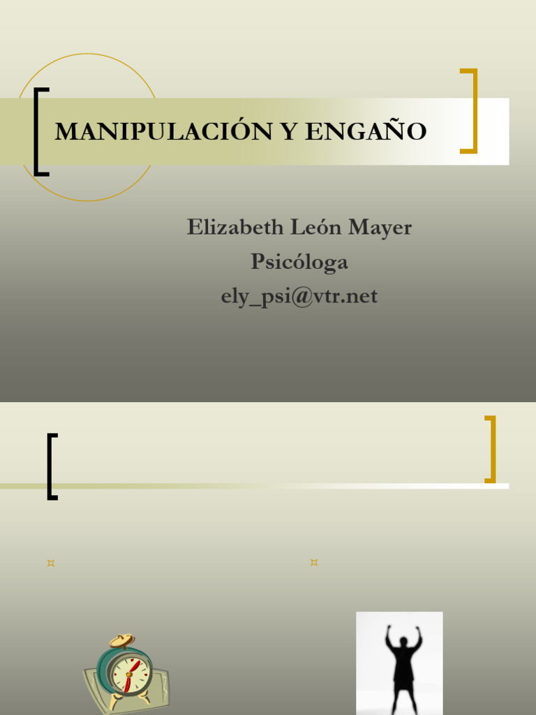 18manipulación y Engaño | PDF | Mentira | Verdad