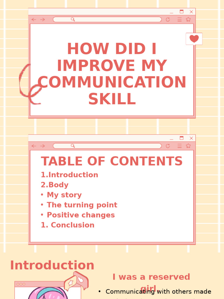 How Did I Improve My Communication Skill | PDF